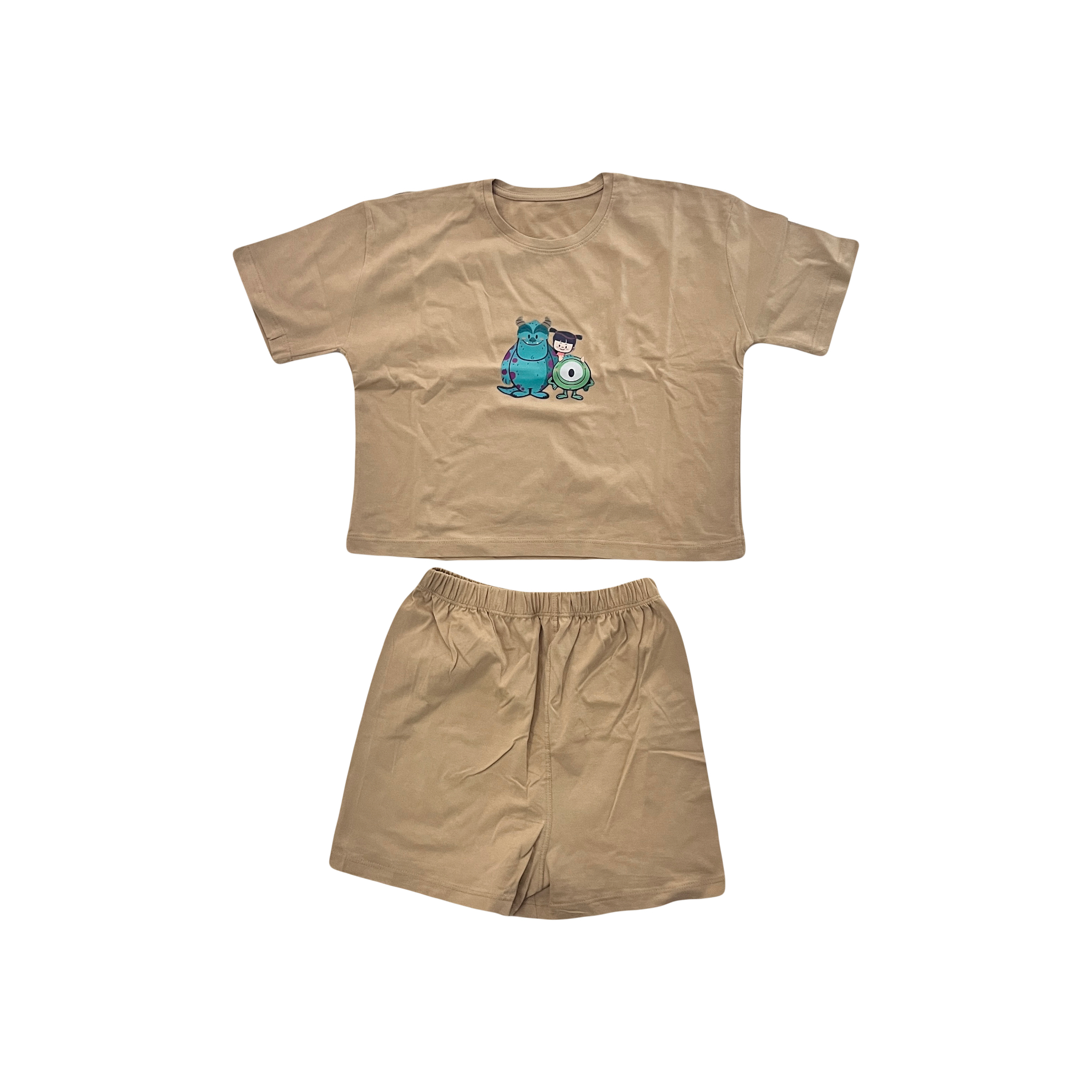 ست کراپ و شورتک زنانه طرح سالیوان کد 1234